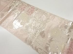 花車模様織出し丸帯